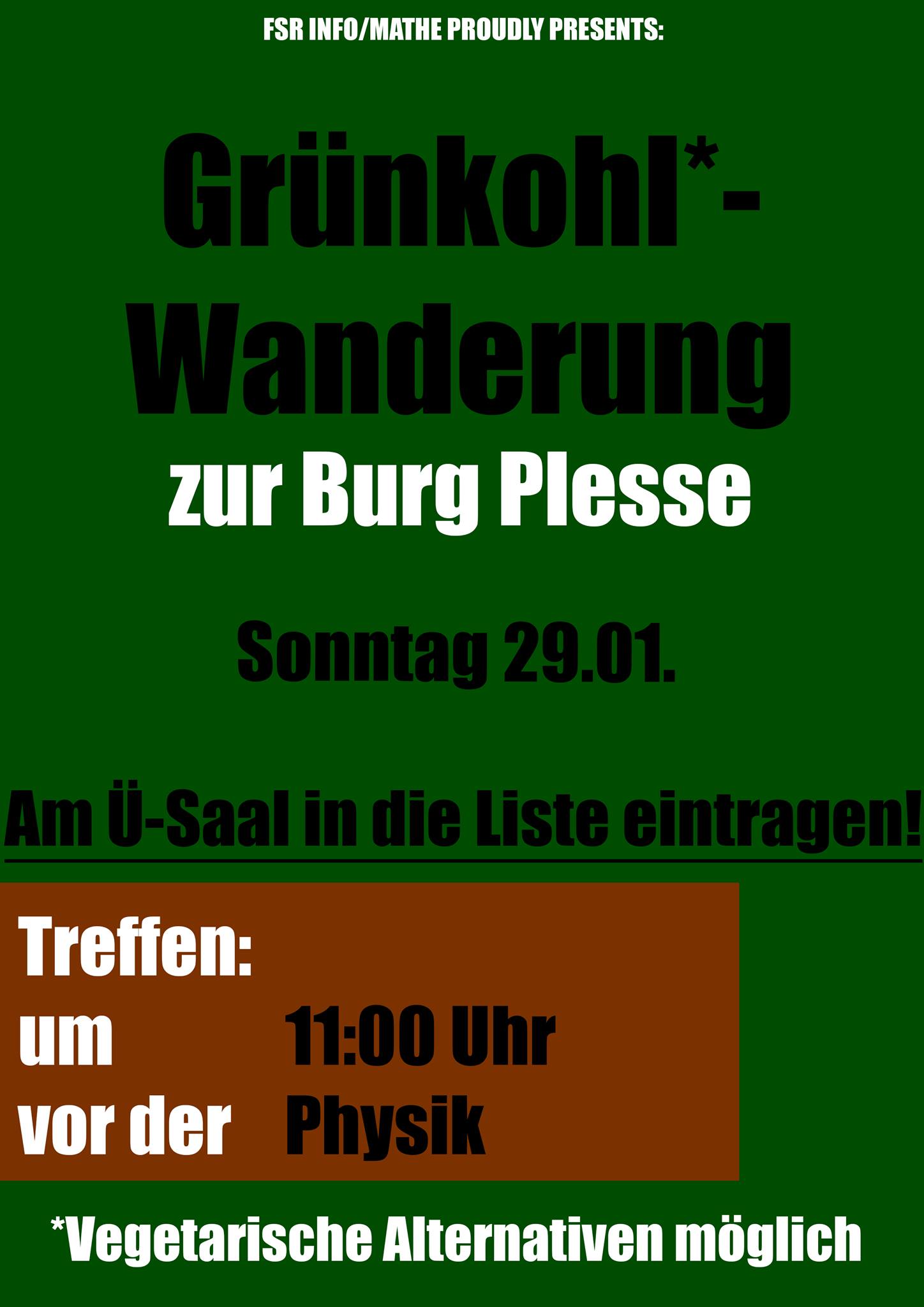Grünkohlwanderung.